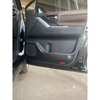 Bộ Dán Chống Xước Tapli Cửa Xe Toyota Innova Cross - Viền Vân Da Carbon Cao Cấp