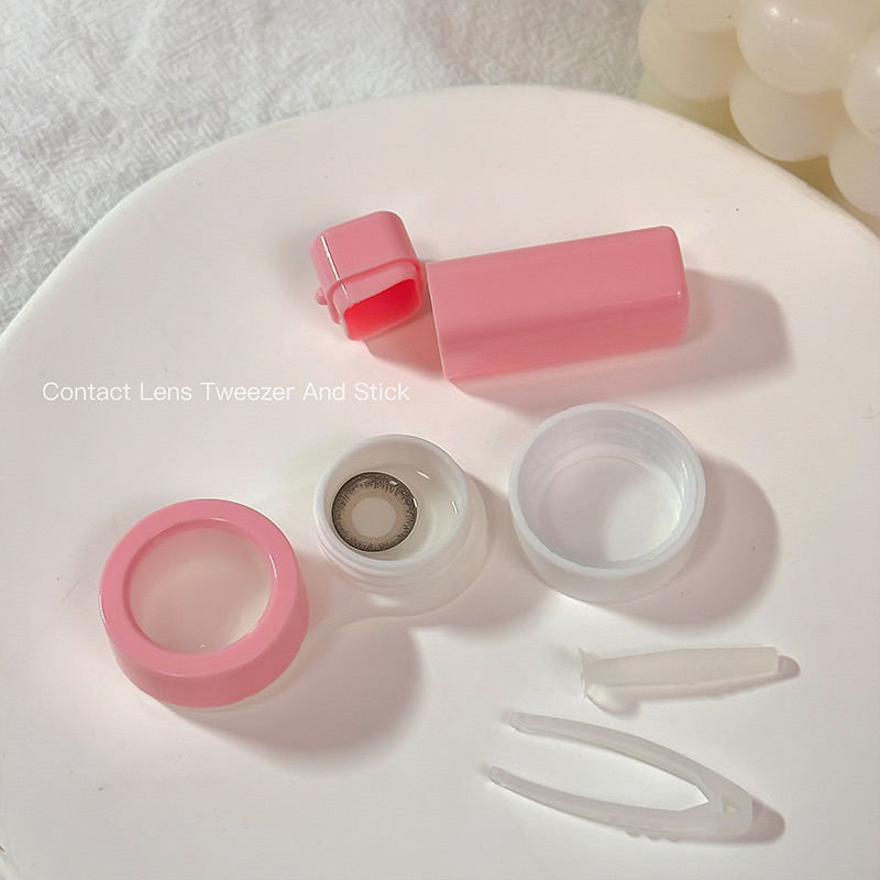 Bộ dụng cụ hỗ trợ đeo và tháo kính áp tròng có hộp vệ sinh Muneyes