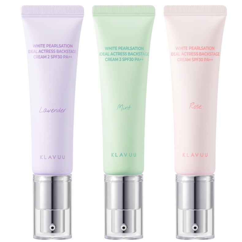 Primer Correcteur De Couleur KLAVUU White Pearlsation - Crème SPF30 PA++, Idéal Backstage