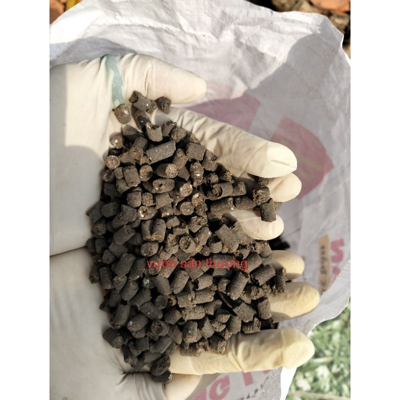 Phân Gà Hữu Cơ Nhật 4-3-3 Viên Nén (túi 1kg) Bón Hoa Hồng, Rau Củ Quả Cây Cảnh...Hữu Cơ Lên 75%