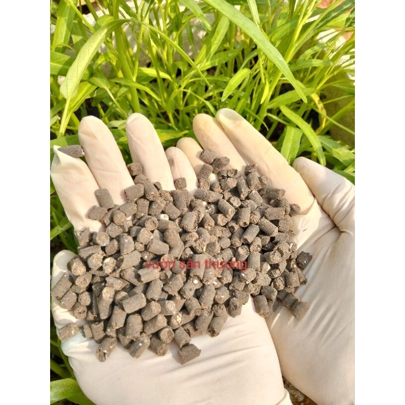 Phân Gà Hữu Cơ Nhật 4-3-3 Viên Nén (túi 1kg) Bón Hoa Hồng, Rau Củ Quả Cây Cảnh...Hữu Cơ Lên 75%