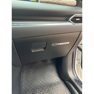 Tấm dán chống xước bảo vệ cốp ghế phụ dành cho xe MAZDA( tấm dán chất liệu Carbon Air Fiber)