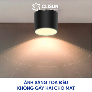Đèn Lon CLISUN | Đèn Ống Bơ Tuổi Thọ 30000H Tiết Kiệm Điện CRI 90
