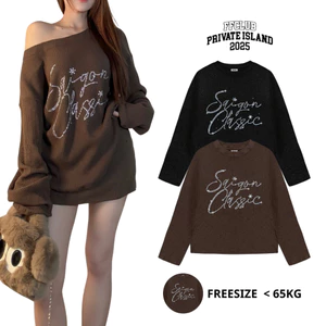 SET SWEATER KÈM CHÂN VÁY ĐÍNH ĐÁ SAIGON CLASSIC FF MIX