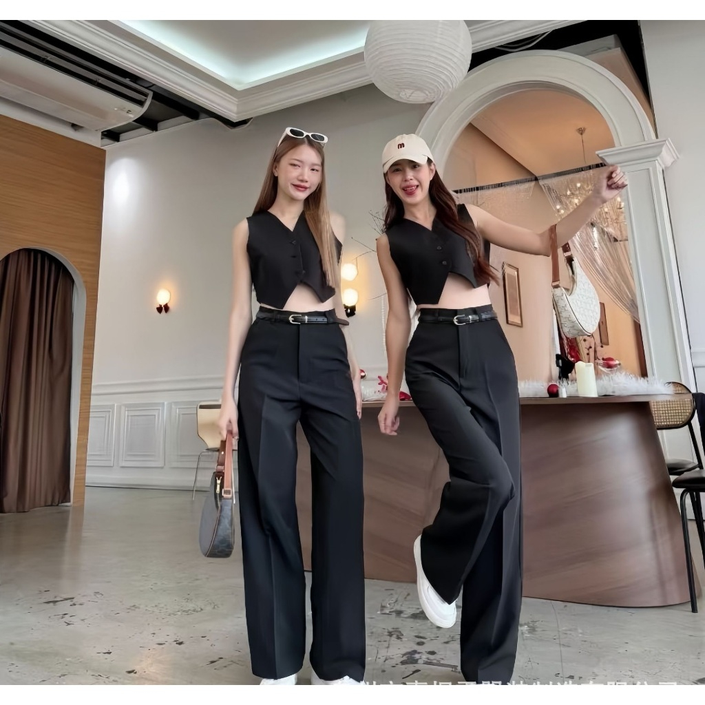 {Chất gold Nhật L1}Quần Ống Đứng Nữ, Quần Tây BIGSIZE Ống Vừa Dáng Dài form đẹp.