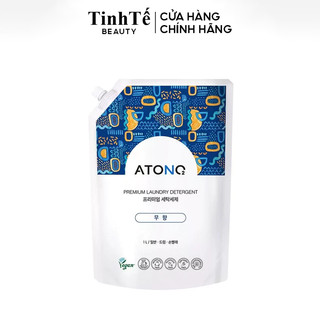 Nước giặt, nước xả (Dạng túi) cao cấp thuần chay ATONO2, an toàn cho trẻ từ sơ sinh 1000ml