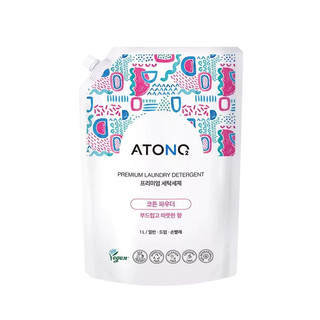 Nước giặt, nước xả (Dạng túi) cao cấp thuần chay ATONO2, an toàn cho trẻ từ sơ sinh 1000ml