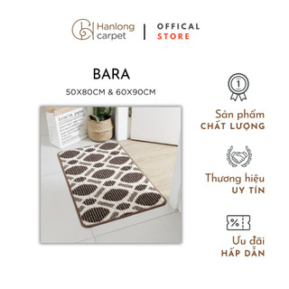 [H] Thảm chùi chân BARA cao cấp thấm hút tốt, đế thảm được làm từ cao su non bám chắc sàn, bền bỉ