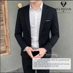 Bộ Vest Nam Phong Cách Hàn Quốc Kiểu Dáng Basic Chất Liệu Vải Tuyết Mưa Lịch Lãm — ảnh 3