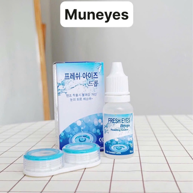 Nước nhỏ mắt Fresh eye Xanh 15ml Muneyes