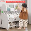 Giá Sách Kèm Hộc Đựng Đồ Chơi Tiện Lợi Cho Bé, Kệ Đựng Đồ Chơi Hình Cây Thông Dày Dặn Chắc Chắn Cao Cấp - GS04