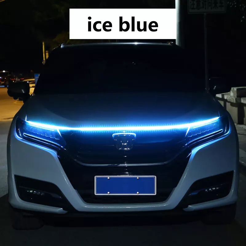 Đèn led mui xe chạy ban ngày Car Hood Light có hiệu ứng scanning, gắn ...