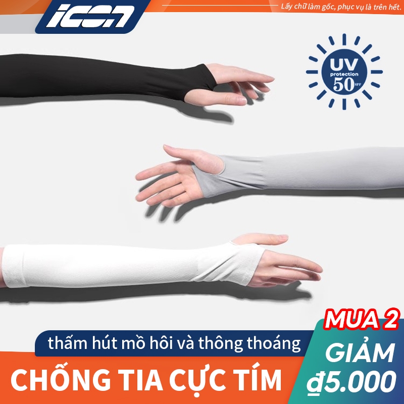 ICON Tay áo chống nắng ngoài trời chống tia cực tím UPF50+, dành riêng cho các chuyến đi ngoài trời.
