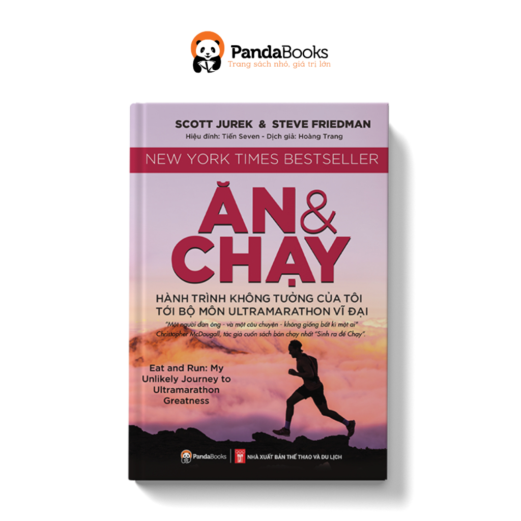 Sách - Ăn và chạy - Hành trình không tưởng của tôi tới môn Ultramarathon vĩ đại PANDABOOKS