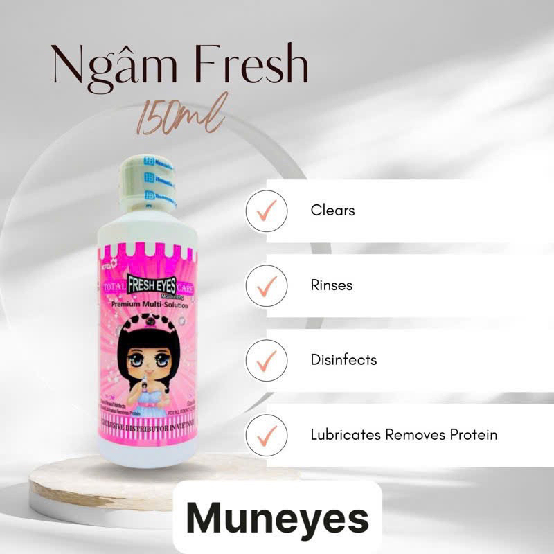 Nước nhỏ mắt Fresh Hồng 15ml Muneyes