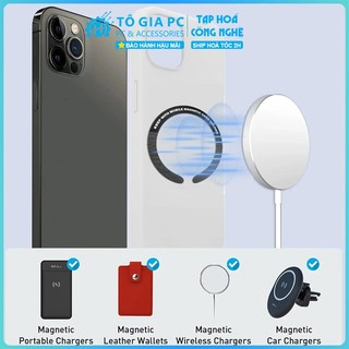 Vòng Kim Loại Magsafe Magnetic Metal Ring - Hỗ Trợ Sạc Không Dây Gắn Phụ Kiện Cho Mọi Điện Thoại