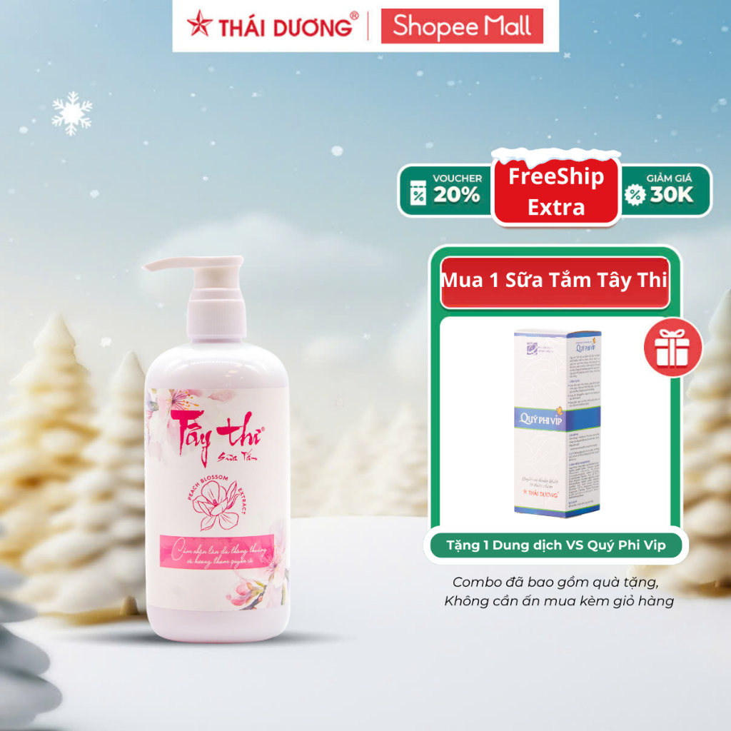 Ảnh Mua 1 Sữa tắm Tây Thi 500ml Tặng 1 dung dịch vệ sinh Quý Phi VIP 120ml 1