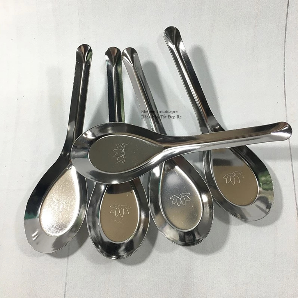 Thìa ăn cơm thìa ăn phở loại đẹp chất liệu inox cao cấp hoặc phíp đẹp