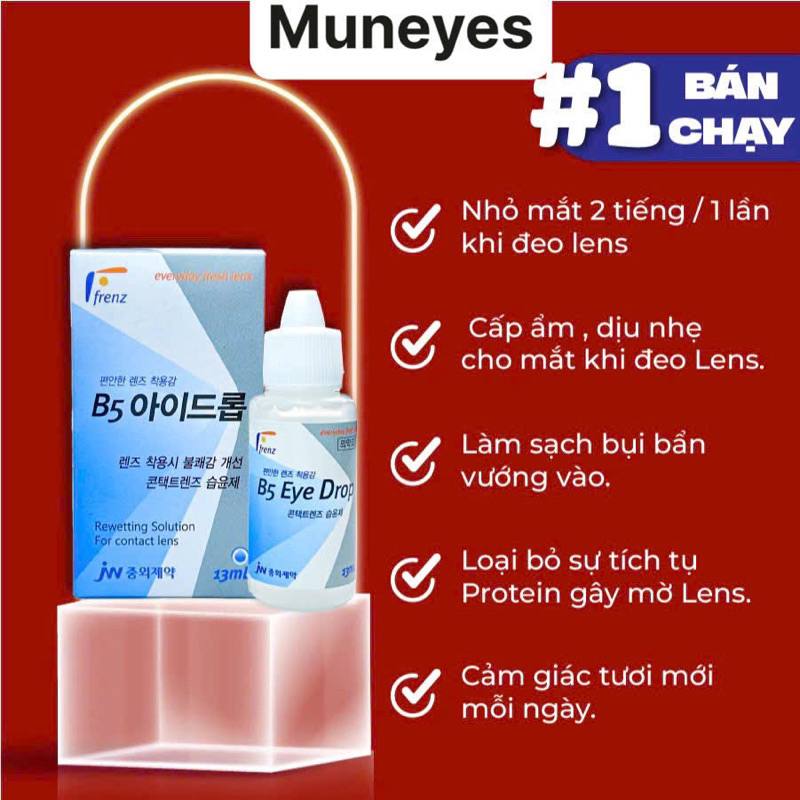 Nước nhỏ mắt Frenz-pro B5 15ml Muneyes