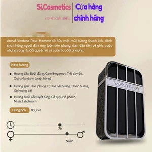 Nước hoa Armaf Ventana Pour Home EDP 100ml