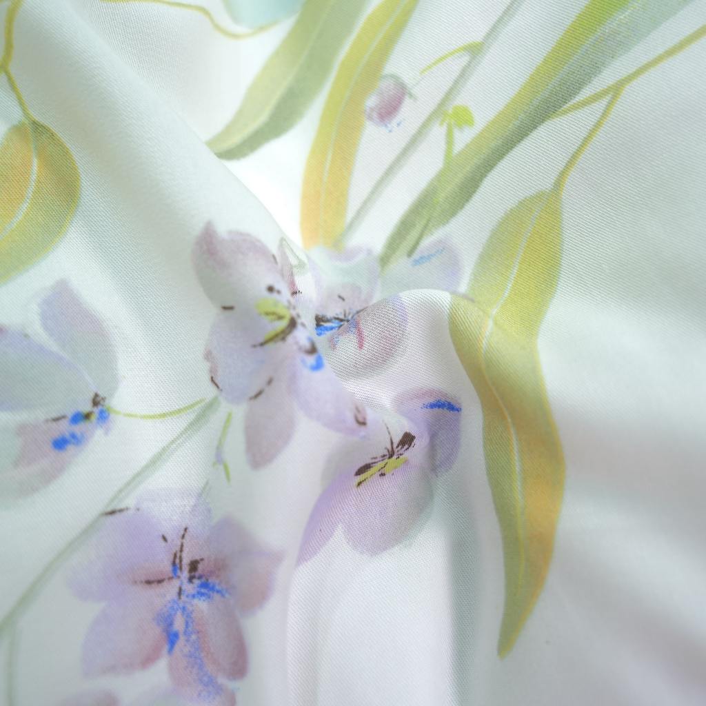 Bộ chăn ga gối ra giường lụa tencel siêu mềm mịn Hàn Quốc Julia 844