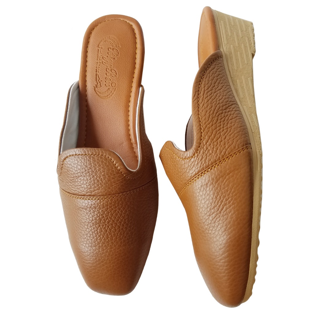 Dép Sục Nữ Da Bò Thật BIGGBEN Cao Cấp HKD929