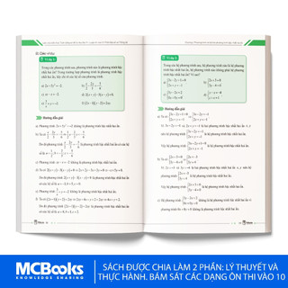 Sách - Làm Chủ Kiến Thức Toán Bằng Sơ Đồ Tư Duy Lớp 9 – Luyện Thi Vào 10 (Hình học và Đại số)