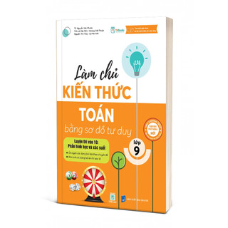 Sách - Làm Chủ Kiến Thức Toán Bằng Sơ Đồ Tư Duy Lớp 9 – Luyện Thi Vào 10 (Hình học và Đại số)