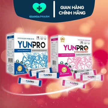 Men vi sinh Yunpro [DHG Pharma] bổ sung lợi khuẩn probiotic, tăng cường hệ vi sinh đường ruột, giảm rối loạn tiêu hóa