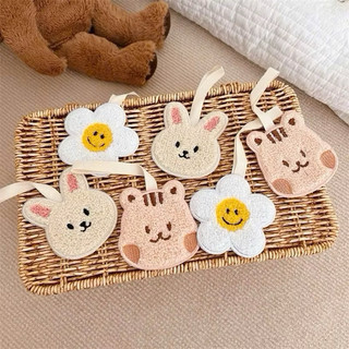 Name tag Treo Balo tên 2 mặt hình gấu, thỏ