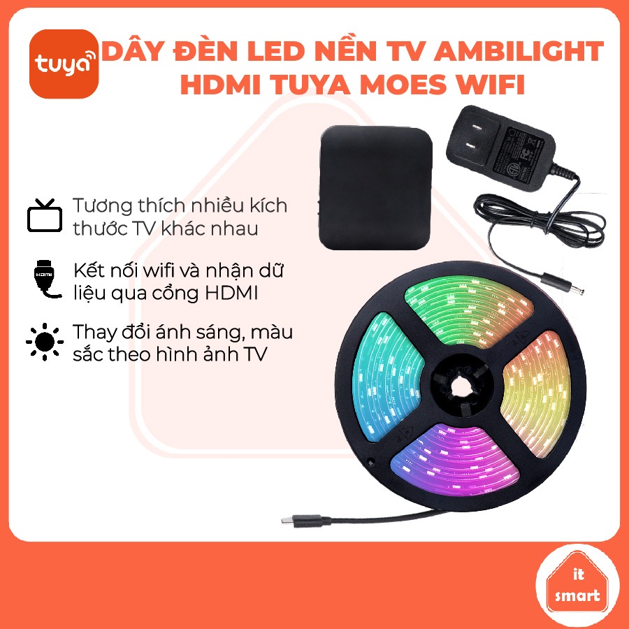 Bộ đèn LED Ambilight MOES Tuya