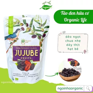 Táo đen hữu cơ Organic Life Organic Black Jujube Fruits - táo tàu đen, bổ khí huyết, tốt cho tiêu hóa hệ miễn dịch