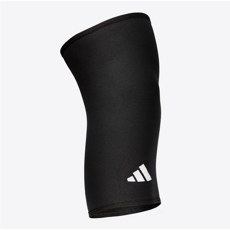 Bó Gối, Băng Gối Thể Thao Thun Co Giãn ADIDAS ADSU-1242WH Knee Support (1 Cái) - Hàng Chính Hãng
