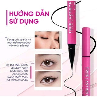 VIẾT KẺ MÍ MẮT MIRA Màu mực đen tuyền suốt 24h, không lem, dễ tẩy trang B538