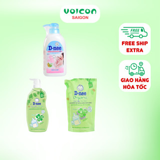 Nước rửa bình sữa Dnee Organic Thái Lan chai 500ml / chai 600ml / túi 550ml