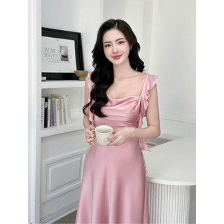 Váy nữ lụa Latin Thượng Hạng Kelly Dress VSecret