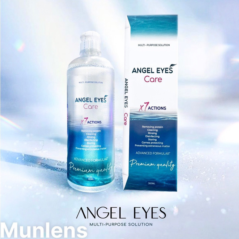 Nước ngâm lens Angel eye 360ml Muneyes