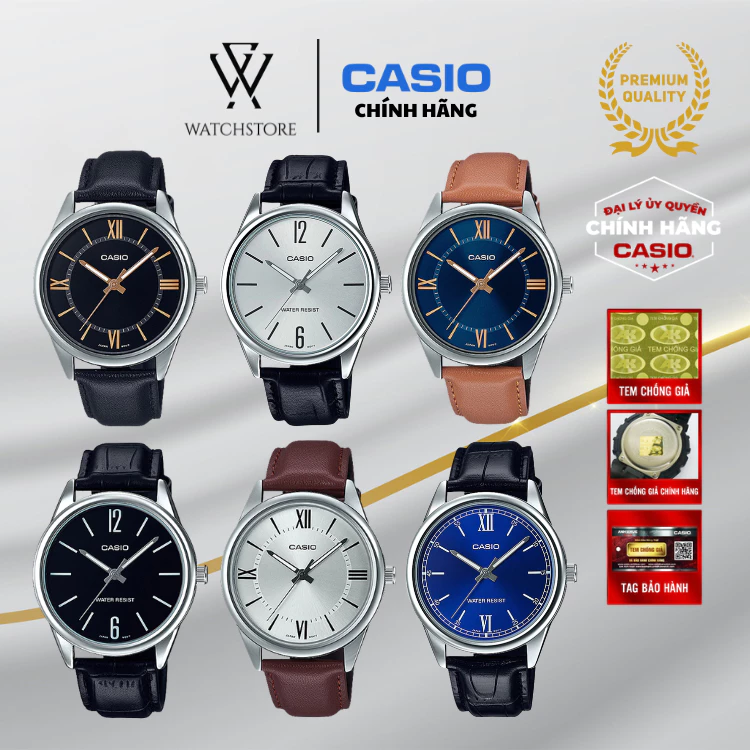 Đồng hồ nam Casio MTP-V005 chính hãng