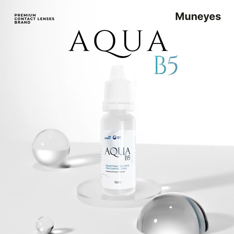 Nước nhỏ mắt lens kính áp tròng Aqua B5 15ml Muneyes