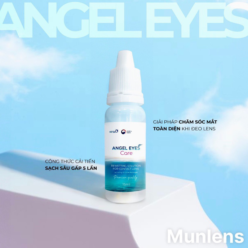 Nước nhỏ mắt lens kính áp tròng Angel eye 15ml Muneyes