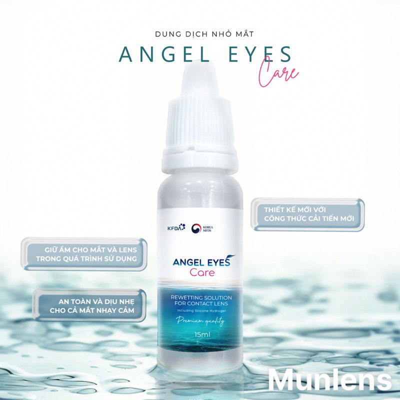 Nước nhỏ mắt lens kính áp tròng Angel eye 15ml Muneyes