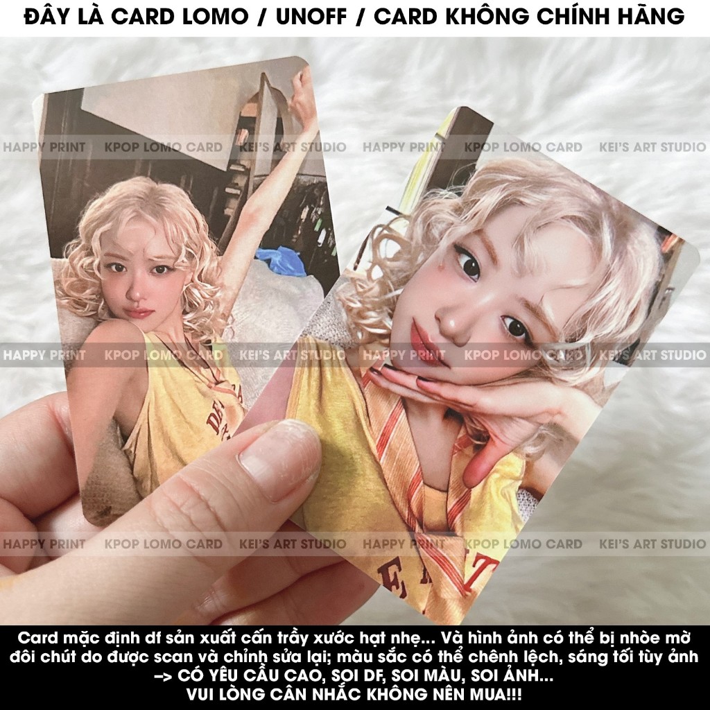 [CARD LOMO MUA 3 TẶNG 1] Thẻ ảnh R Rosé Rosie album SOLO thứ 2, Number One Girl, Toxic Till The End