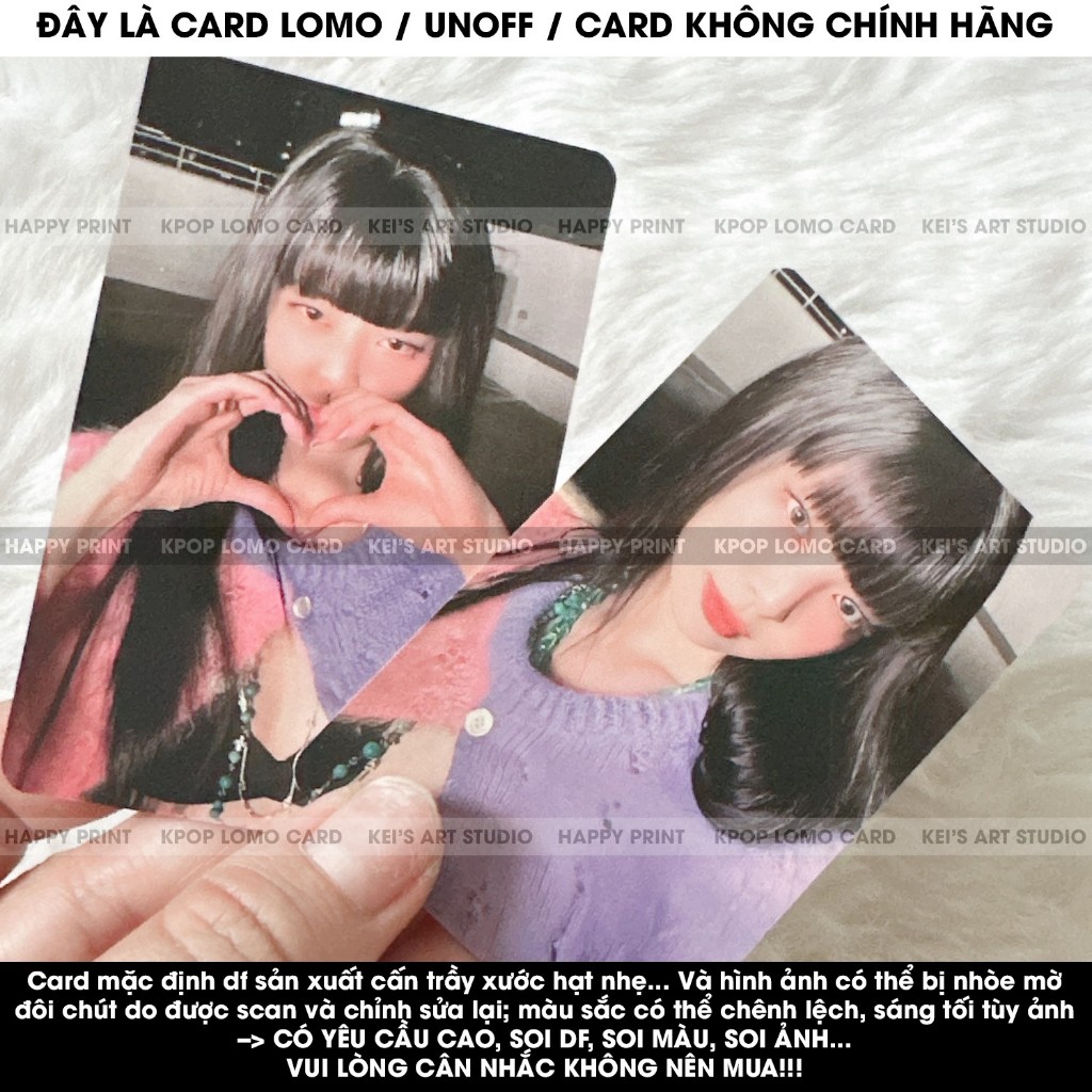 [CARD LOMO MUA 3 TẶNG 1] Thẻ ảnh Jennie Mantra solo, photocard Jen, card Jen, Jen tím, Jen áo ngủ