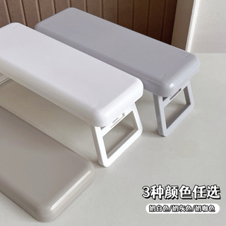 ghế nhựa kê tay làm nail gấp gọn mini - kích thước 10x28cm