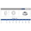50 cái M4-M16 Đai ốc liền long đen, ecu liền vành Inox304 M4-M16