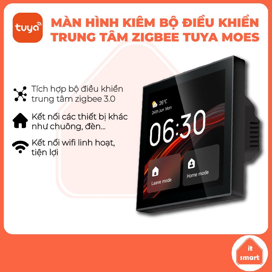 Màn hình điều khiển trung tâm MOES Tuya