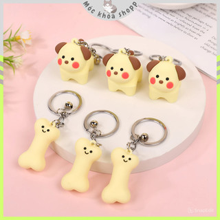 Móc Khóa Cặp Đôi Dễ Thương – Cún Và Khúc Xương, Quà Tặng Người Thương, Phụ Kiện Tình Yêu Cute