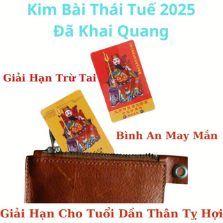 Kim Bài Thái Tuế Bản Đặc Biệt Năm 2026 - Hóa Giải Cho Tuổi Phạm Thái Tuế Cho Tuổi Tý Ngọ Mão Sửu