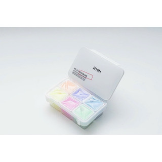 HIMI MIYA - Bộ Đặc biệt 6 Màu / 12 Màu Gouache - Màu vẽ Dạ Quang hoặc Ánh Kim loại Metallic 🎨🖼️🖌️ Set Gouache Mini 6/12