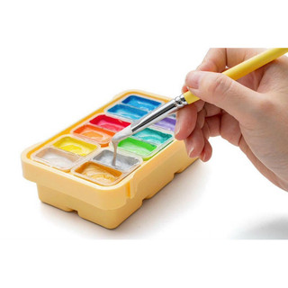HIMI MIYA - Bộ Đặc biệt 6 Màu / 12 Màu Gouache - Màu vẽ Dạ Quang hoặc Ánh Kim loại Metallic 🎨🖼️🖌️ Set Gouache Mini 6/12